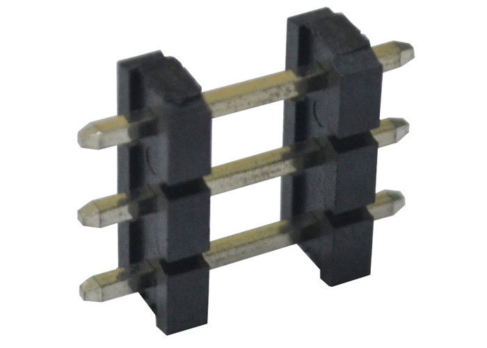 Enige de Kopbalhoogte 5,08 X 2.5mm van de Rij Rechte Speld Vrouwelijk Kopbal Dubbel Plastiek