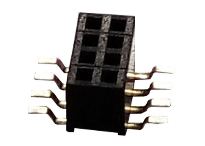 8 van de de Schakelaar Enig Rij van de speld Vrouwelijk Kopbal Type 1.27mm X 3.4mm van SMT