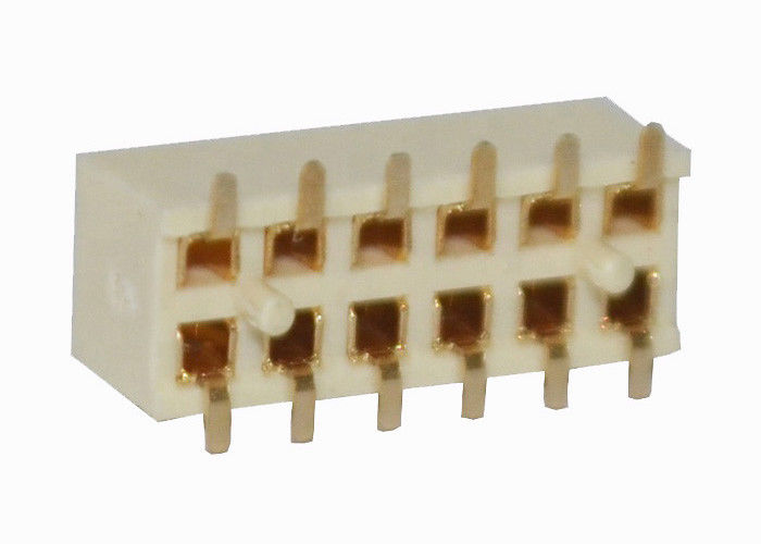 12 van de Schakelaar Vrouwelijk PCB van de speldkopbal van de de Schakelaar Dubbel Rij Type 2.0mm van SMT Hoogte