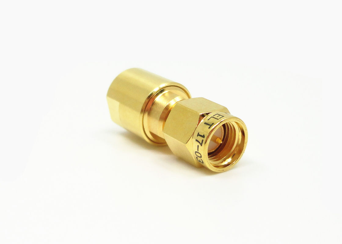 De mini Mannelijke SMA Schakelaar van het Groottemessing voor de Kabel van LMR200 MF147B CXN3449