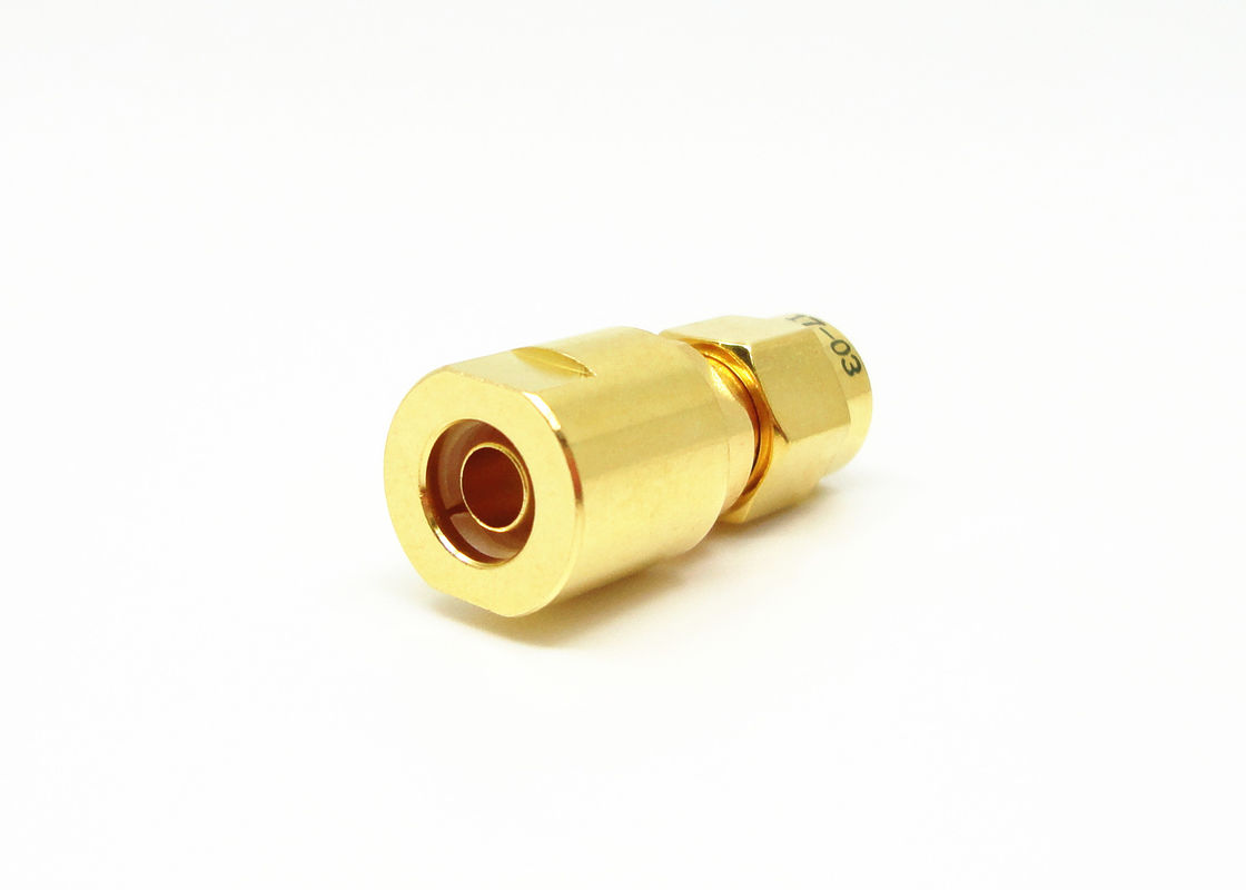 De mini Mannelijke SMA Schakelaar van het Groottemessing voor de Kabel van LMR200 MF147B CXN3449