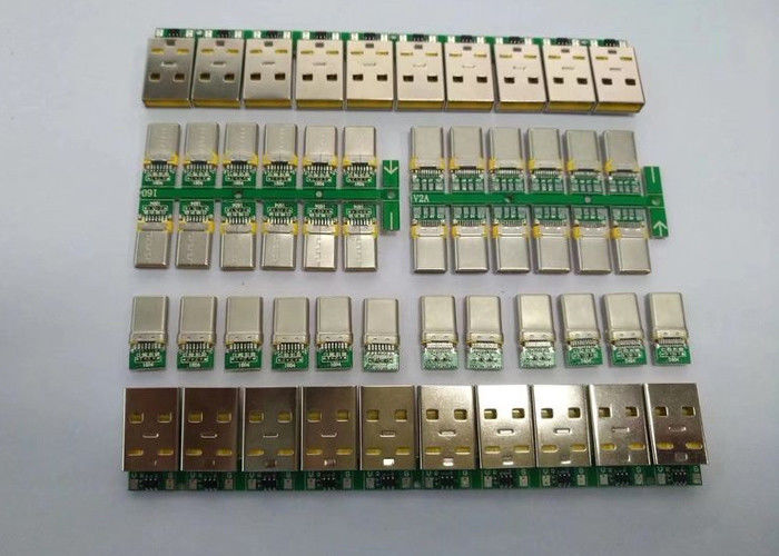 Typec de Micro- Schakelaarroestvrij staal Shell van Usb met Last/Gegevensfunctie